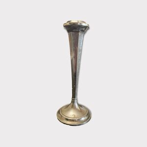 Vintage | Silver Trumpet Vase